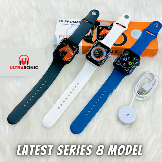 Apple logo T8 Pro Max Smart Watch NFC Series 8 | 2.01' Big + Bezel Less Display | Always On Display