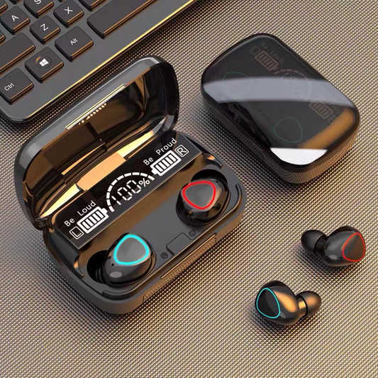 M10 Wireless Gaming Earbuds with (3500mah) power bank Original